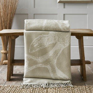 The Lyndon Company Stag Faux Cashmere Throw